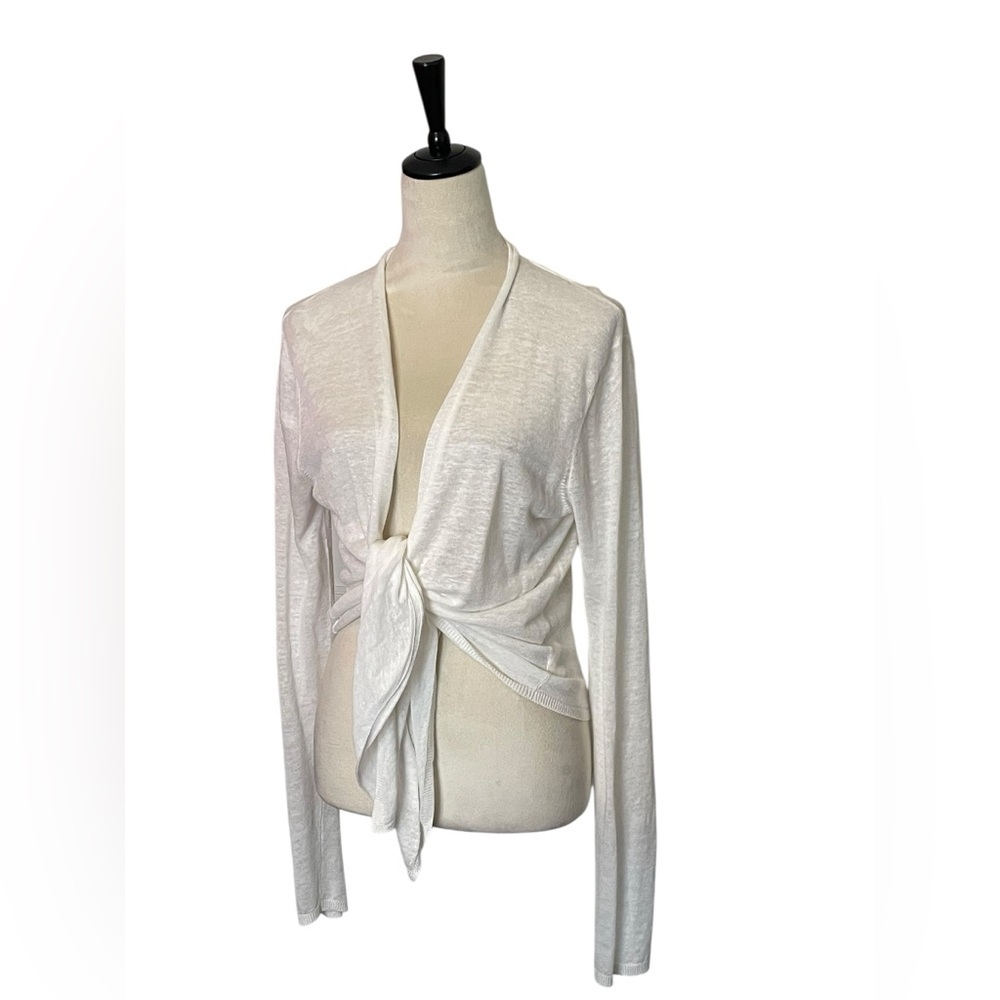 White + Warren Soft Linen Blend Sweater